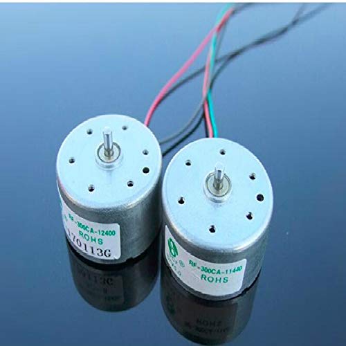 2pcs / Short Shaft 300 Elektro-RF-300CA Solarmotor 3-6V Silent-Niederdruck starten