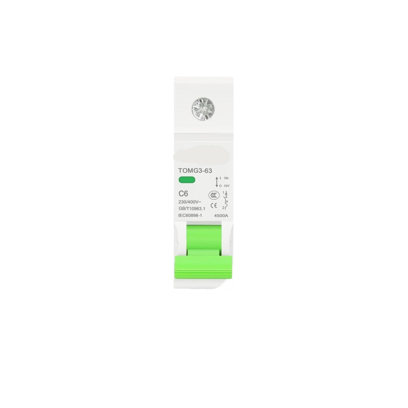 Disyuntor curva B de 18mm para evitar sobrecargas en circuitos domésticos de iluminación CA 7