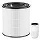 Air 4000 Ersatzfilter für Bosch Air 4000-Luftreiniger, 3-in-1 Effizienter HEPA Air 4000-Filter mit Hocheffizienter Aktivkohlefilter (2 Stück)