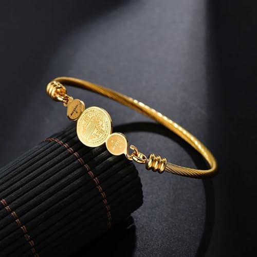 Saint Benedict Bracelet For Men And Women - Rosario De San Benito For Men And Women, Cross Catholic Religion St. Benedict Bracelet, Pulseras De San Benito, Gift For Women And Men2