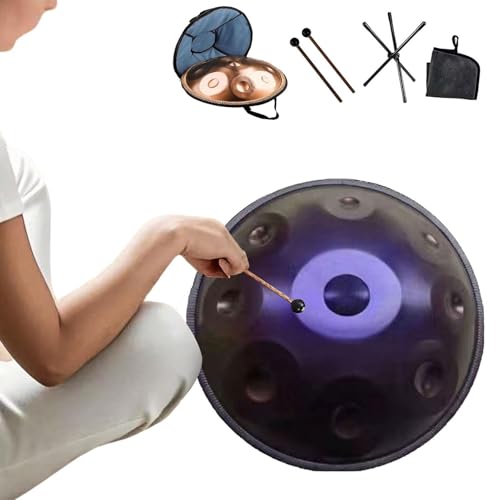 �X�`�[���n���h�p���h���� D�}�C�i�[�A22�C���`�n���h�p���Ŋy��A432Hz / 440Hz�n�[���j�b�N�n���h�h�����L�����[�o�b�O�t���A�n���h�p���y���ґz���K�T�E���h�q�[�����O�p(Dark purple,432HZ/12Note)