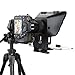 Desview T3 Teleprompter Teleprompter with Remote Control Work with iPad/Tablet/Smartphone up to 10 inch High Display Mirror Support Wide Angle Lens Great Partner for Live Streaming