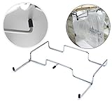 Trash Bag Rack, Table Portable Trash Garbage Plastic Bag Holder Bracket Organizer Support for Outdoor Indoor Travel Use