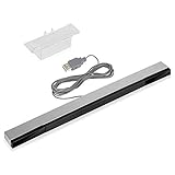 origlam wii sensor bar usb La barra de sensor es imprescindible para juegos Nintendo Wii y Wii U, la longitud del cable de esta barra de sensor Wii es de 8 pies, fácil de alcanzar tu televisor.