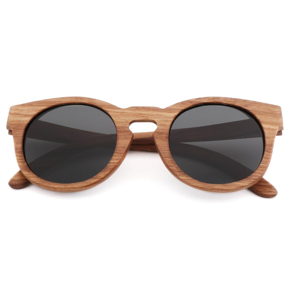 Gafas de sol de madera polarizadas para hombre, protección UV400, para mujer, para viajar, montar a caballo, gafas de moda para mujer.