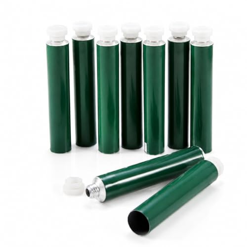 Empty Paint Tubes Aluminum Paint Tubes (10ml，20 pack),with Golden Yellow Epoxy Resin Coating, For Acrylics, Watercolors, Oils and any other paint medium，Octagon Cap Unsealed by Bower Bird - Image 2