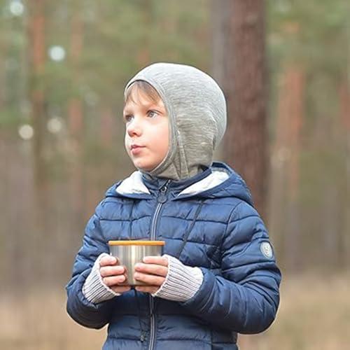 Toddler Balaclava Hat, Thermal Merino Blend | Kids Helmet Liner for Cold Weather | Breathable Soft Wool Layer3