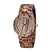 Produktbild Qqzmd Wooden Watches Männer hölzerne Uhr, Quarz-Geschäfts-Uhr, wasserdicht leuchtendes Holz Uhr, 10 Meter wasserdicht, umweltfreundliche Haut, The Best Gifts (Color : T8006WWA-1)