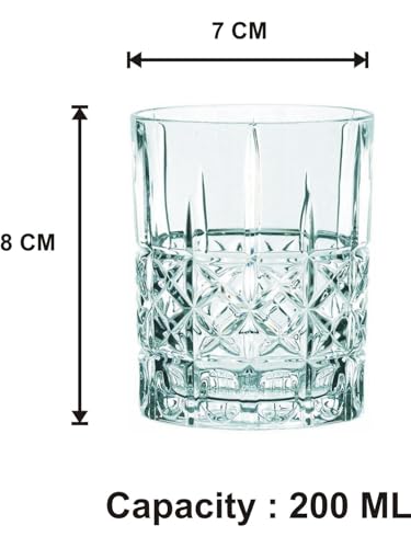 Image of AFAST Glassesware Lifting Your Sips to Unforgettable Moments, Glass, Clear, 200 Ml, 8 X 7 X 7 CM
