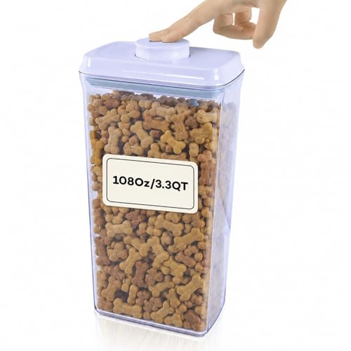 Image of iChewie - BopTop (1pc - Spaghetti /Cereal) Airtight Food Storage Container - Mechanical Silicone Seal Canister - BPA-Free - 3.3Qt