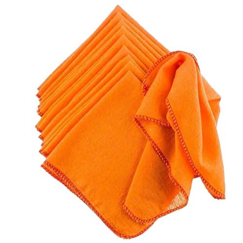 Ella Large Super Soft Flannel Duster Cloth Mop Pocha | 18x25-inch | Yellow Color |for Cleaning Home Kitchen Car Mirror |Pack of 12 | (B0CXQ1QM94) Amazon Price History, Amazon Price Tracker