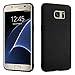 Produktbild HSP Matt Schwarze Hülle kompatibel mit Samsung Galaxy S7 | Premium TPU Silikon Case | Kratzfest Stoßfest | Matte Oberfläche | Passgenaue, weiche, Ultra dünne Schutzhülle