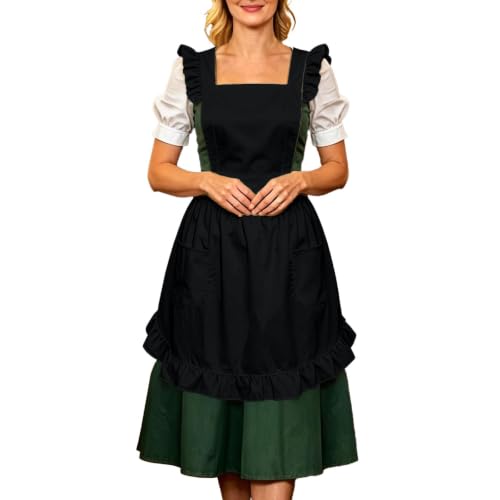 Vestido medieval para mujer cómodo con bolsillos que soluciona el espacio en fiestas