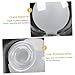 Gatuida Firefly Chandelier Glass Light Fixture Cover Frosted Lampshade for Pendant Lights Glass Shade Easy No-tool Installation for Living Dining Decor
