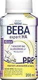 Nestlé BEBA EXPERT HA PRE Hydrolysierte Anfangsnahrung, Säuglingsnahrung von Geburt an, 1er Pack (1 x 200ml)