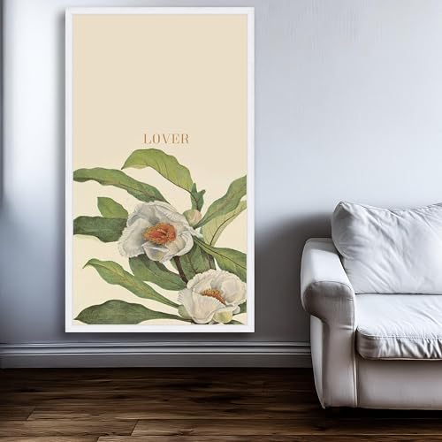 Lienzo botánico vintage de flores láminas decorativas de plantas 21x30cm 3