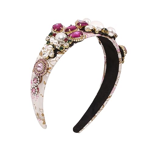 Serrage-tête pour femmes en alliage accessoire cheveux perles cristaux