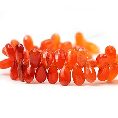 Perle Cornaline orange de qualité supérieure pour bijoux d'exception