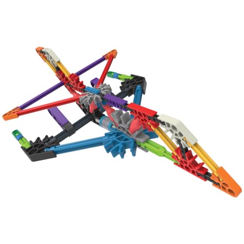 K'Nex Phantasie-Jumbo-Jet Baukasten, Basic Fun, 17022, 57 Teile, Buntes...