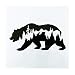 OBUY Forest Bear DIY Craft Hollow Layering Stencils for Painting on Wood, Fabric, Walls,Decorative, Airbrush + More | Reusable 7.87x 7.87 inch Mylar Template