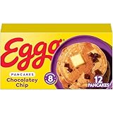 Eggo Frozen Pancakes, Frozen Breakfast, Breakfast Food, Chocolatey Chip, 14.8oz Box (12 Pancakes)