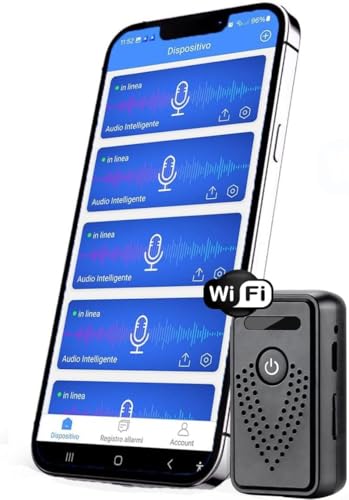 Grabadora de voz digital profesional con control remoto vía Wi Fi y transferencia de archivos a distancia a smartphone (King Guard F1)