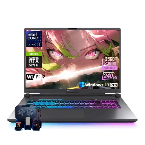 Image of ASUS ROG Strix G18 Gaming Laptop, Intel Ultra 9, RTX 5070 Ti 12GB GDDR7