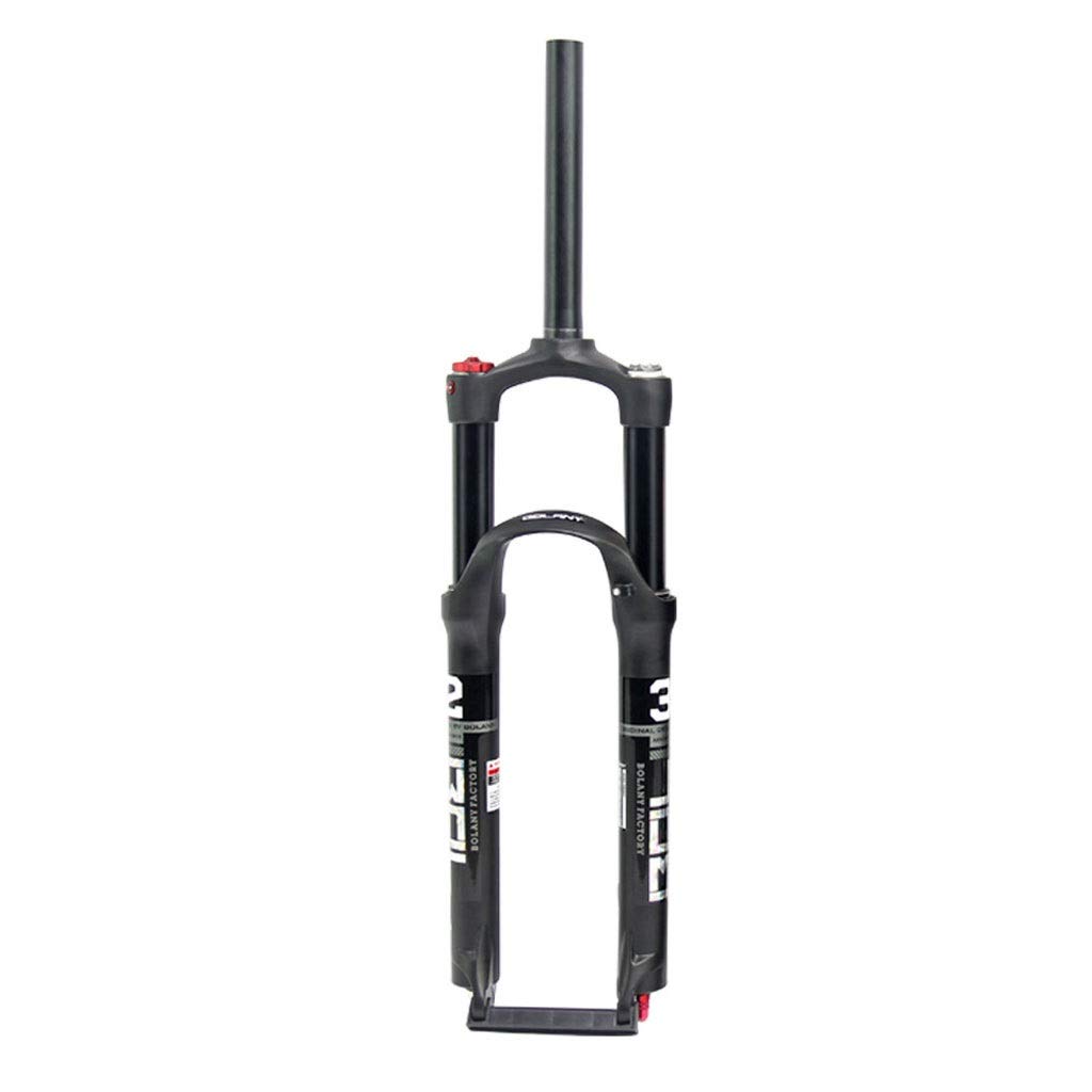 WIQUYBML Mountain Bike Suspension Forks, 26inch MTB Lightweight Aluminum Alloy Lock Shoulder Travel:100mm Shock Fork (Color : A, Size 26inch)