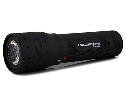 LED Lenser P7QC Quad-Color Flashlight, Black