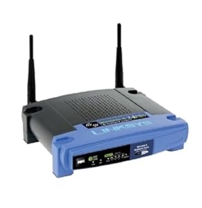 Linksys WiFi Router 54 Mb WRT54GL Push Button - Open Source Linux - 4-Port-Switch