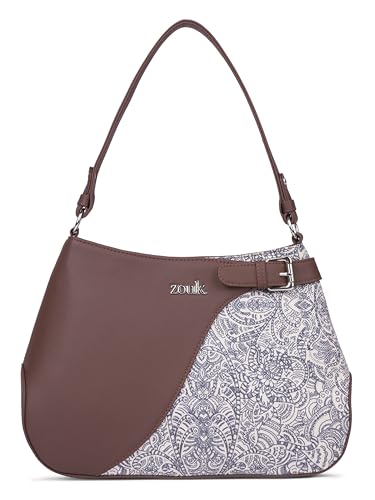 Image of ZOUK Ira Handbag | Stylish Women's Handbag | Luxury Shoulder Bag for Women | Trendy | Fancy Ladies Handbags | Small Purse for Events | Water-Resistant