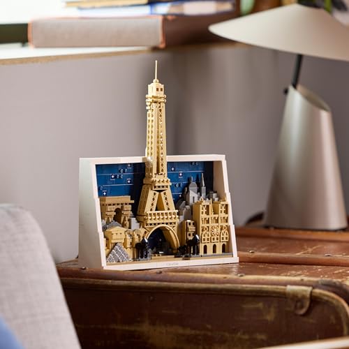 Image of LEGO Architecture Paris - City of Love - Paris Landmarks Home Decor Building Set for Adults - 21064