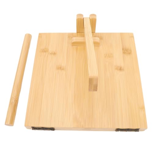 Wooden Tortilla Press, Manual Dough Presser Labor Saving Versatile Usage Thin and Flat Shape for Home Kitchen