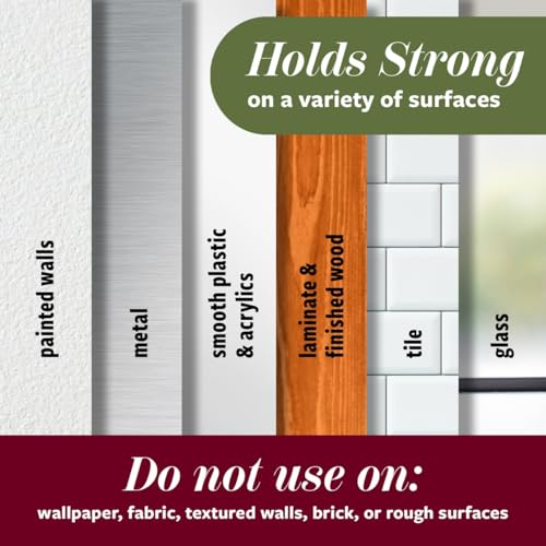 Image of Command Mixed Hooks Pack, 10 Soot, 12 Strips (2 Medium Hooks, 8 Spring Clips), for Hanging Christmas Decorations