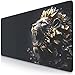 Produktbild TITANWOLF - XXL Speed Gaming Mauspad 900 x 400mm - XXL Mousepad - Tischunterlage Large Size - verbessert Präzision und Geschwindigkeit - Gold Lion