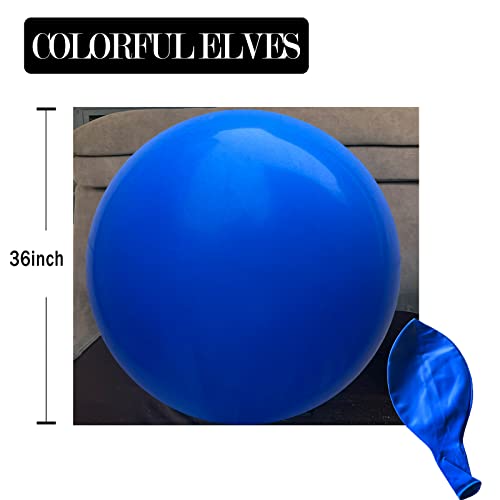 Image of Large blue Balloons 36 Inches 4 Pack