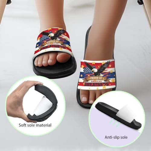 Image of Slides for Boys Girls Quick Drying Kids Slides Sandals Non-Slip