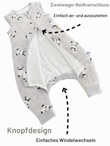 Chilsuessy Baby Schlafsack mit Füße 2.5 Tog Ganzjahres Schlafsack (CPC-Zertifizierung) Baby Schlafsäcke Babyschlafsack mit Beinen für… – Ansicht 3