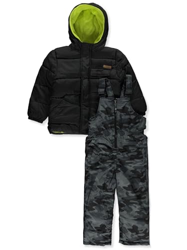 Boys' 2-Piece Snowsuit Jacket Set Outfit4
