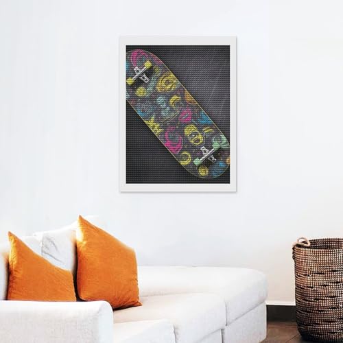 Kit de peinture diamant planche à roulettes graffiti BVNMT