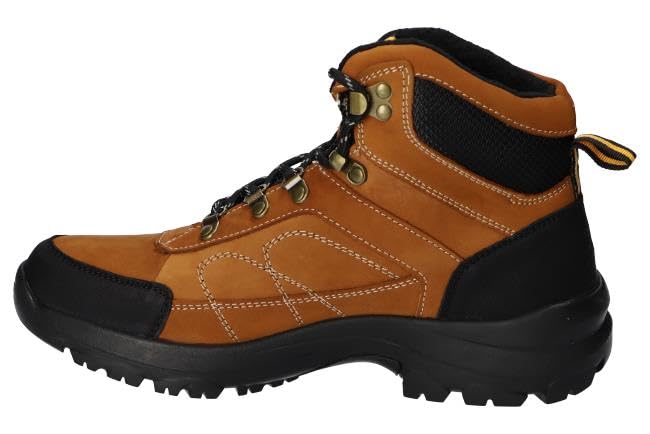 CY58 OCIEPLANE TREKKINGI TRAPERY BUTY ZIMOWE SKÓRZANE MĘSKIE BR 41