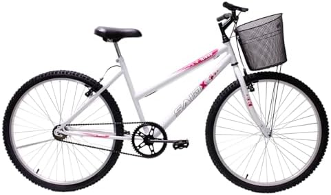 Bicicleta de Passeio Saidx Bike Feminina Sem Marchas, Aro 26 Mono...