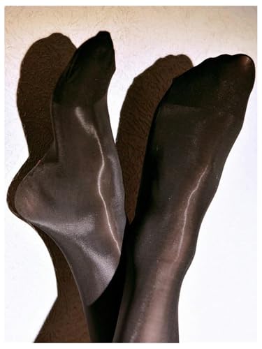 Floerns Men's Thin Dress Sock Reflective Formal Business Long Stockings4