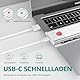 OUILA Unterbauleuchte Küche LED 31CM Schrankbeleuchtung mit Bewegungsmelder USB-C wiederaufladbar LED-Licht Dimmbar kabellos Nachtlicht für Küche Kleiderschrank Schrank 2 Stück