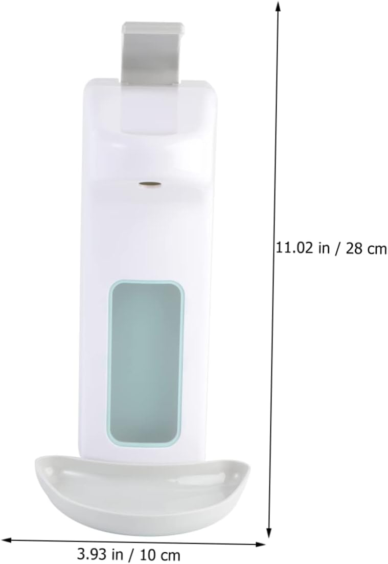 1pc Wall Mounted Manual Liquid Soap Dispenser Modern Elbow Pressing Hand Pump for Hotel Hospital Kitchen Bathroom Use Material