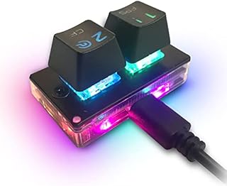 MOTOSPEED K2 OSU Hot Swap Game Keyboards USB Wired RGB Mechanical Keypad with 2 Fully Programmable Keys Brown Switches(Black)