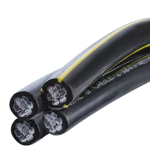 Nassau Electrical Supply 175' Aluminum URD Dyke 2-2-2-4 Cable Direct Burial Quadruplex Secondary Wire