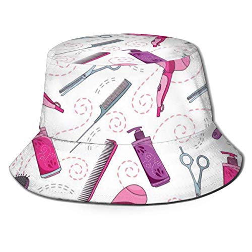 Preisvergleich Produktbild EU Sonnenhut Haarschnitt Professionelle Salon-Werkzeuge Unisex Lässiger Eimerhut Fisherman Cap Sun Hat