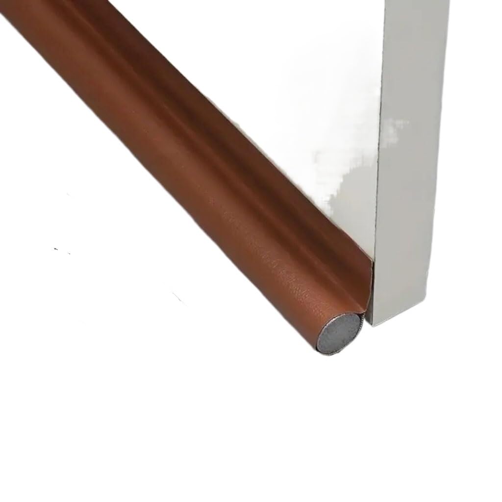 1pc Adjustable Door Bottom Sealing Strip - Weatherstrip Draft Stopper for Noise Reduction, Cold, Bugs, Wind, and Light(Brown)