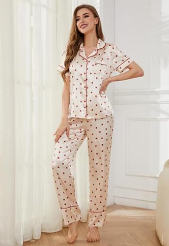 Pyjama en satin de soie ensemble deux pièces chic : le cadeau idéal pour elle